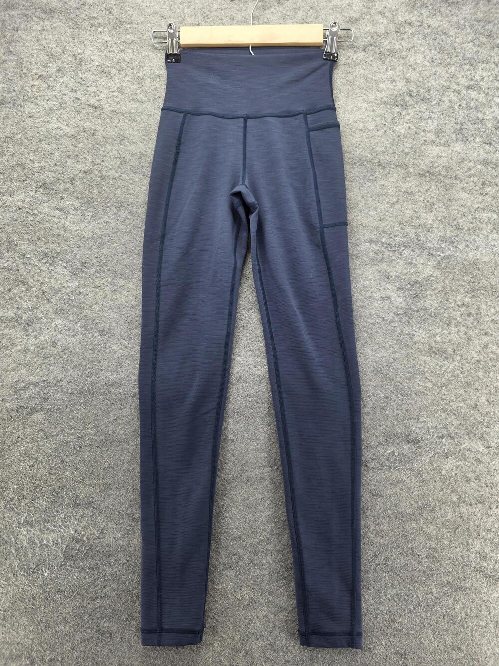 Sweaty Betty Pants Womens XXS Blue Super Sculpt Full Length Leggings SB5071A